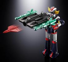 TAMASHII NATIONS Chogokin UFO Robot Grendizer Deluxe Grendizer & UFO Spazer, approximately 135mm & 120mm, die-cast, ABS & PE pre-painted action figures