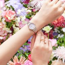 SEIKO LUKIA Grow 2025 SS Main Series SSQW092 Womens Silver + Lady Gold