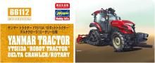 Hasegawa 1/35 Construction Machinery Series Yanmar Tractor YT5113A Robot Tractor Delta Crawler/Rotary Specification Plastic Model 66112 (Car)