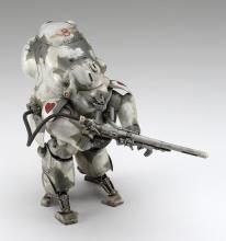 Hasegawa Maschinen Krieger Robot Battle V Lunar Heavy Armor Combat Suit MK44H-0 White Knight Prototype 1/20 Scale Plastic Model Kit 64112