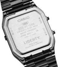 Casio Classic Watch (Official Japanese Product) LIBERTY Collaboration Model AQ-230EBLT-1AJR Unisex Black