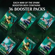 Wizards Of The Coast MTG Magic: The Gathering War of the Spark Booster Box English Version 36 Packs (BOX)