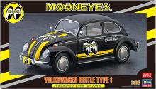 Hasegawa Model Kits 1/24 Volkswagen Beetle Mooneyes Plastic Model 20338