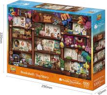 EPOCH 1000 Piece Jigsaw Puzzle Disney Puzzle Decoration Collage Bookshelf/Toy Story (50 x 75 cm) 97-707s with Glue, Spatula and Decorative Stickers