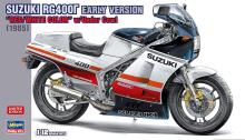 Hasegawa 1/12 Suzuki RG400 Gamma Early Model Red/White Color w/Under Cowl Plastic Model 21732