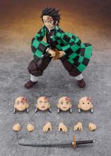 TAMASHII NATIONS SHFiguarts Demon Slayer: Kimetsu no Yaiba Tanjiro Kamado Mugenjo Decisive Battle Ver. Approximately 140mm PVC & ABS Painted Movable Figure