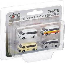 KATO N gauge Toyota Hiace super long kindergarten bus (4 units included) 23-651B model railroad supplies