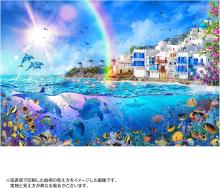 Yanoman (Yanoman) (Made in Japan) 1000-Piece Jigsaw Puzzle LASSEN Dolphins of Mykonos (50x75cm) 10-1489, Includes Glue, Spatula, Piece Request Postcard, Service Card, and Jigsaw Puzzle Instructions