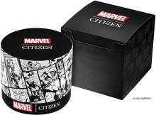 CITIZEN Captain Marvel model with original BOX FE7062-51W Men's Gold