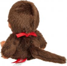 Sekiguchi Monchhichi Premium Standard SS Brown Boy Sitting Plush Toy 226771
