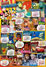 1000Pieces Puzzle Disney 2018 Calendar Puzzle(51x73.5cm)