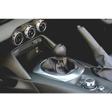 AutoExe Shift Knob (Ball Shape) with Black Stitching for RX-8 SE3P Manual Transmission