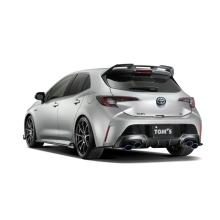 TOM'S Rear Bumper Diffuser, Silver Metallic [1F7] for Corolla Sport NRE210H, NRE214H, ZWE211H, and ZWE213H (Early Model Year, June 2018 - September 2012)