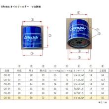 TRUST GReddy Oil Filter OX-06 3/4-16UNF for Suzuki R06A and K15B