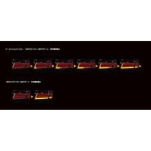 VALENTI Jewel LED Tail Lamps REVO Sequential (TT30VEL-RC-4) with Red Lens/Chrome for Toyota Vellfire