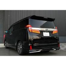 VALENTI Jewel LED Tail Lamps REVO Sequential (TT30VEL-RC-4) with Red Lens/Chrome for Toyota Vellfire