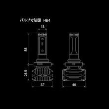 VALENTI Jewel LED Fog Bulbs for Toyota Hiace 200 Series (LD200-HB4-62, 6200K, HB4)