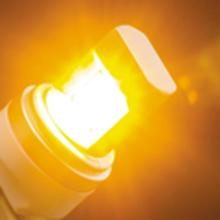 VALENTI VALENTI VALENTI Jewel LED Bulb SE Series SE04-T20A T20 Single Wedge Amber