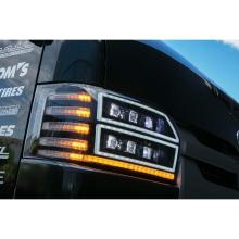 VALENTI Jewel Headlamp Ultra HL200A-CM-4-1 6000K for Toyota Hiace 200 (4th Generation) in Clear/Black, for halogen-powered vehicles