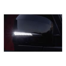 VALENTI Jewel LED Sequential Door Mirror Turn Signals for Toyota Hiace 200 Series (6th Generation) DMW-206SW-999-1, Light Smoke/Chrome