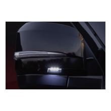 VALENTI Jewel LED Sequential Door Mirror Turn Signals for Toyota Hiace 200 Series (6th Generation) DMW-206SW-999-1, Light Smoke/Chrome