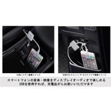 ALPINE KCU-Y620DA-LED Blue LED/Built-in USB/HDMI Connection Unit (for Alpine Display Audio) for Toyota Accessory Socket