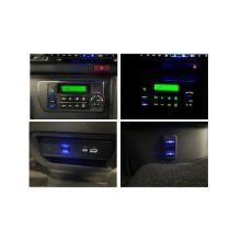 ALPINE KCU-Y620DA-LED Blue LED/Built-in USB/HDMI Connection Unit (for Alpine Display Audio) for Toyota Accessory Socket