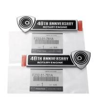 Genuine MAZDA Side Emblems for RX-8 SE3P Rotary Engine 40th Anniversary Model (Left and Right Set) Fenders F232-51-761A and F233-51-761A