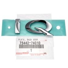 Genuine Toyota Rear Emblem for iQ (KGJ10, NGJ10) - Rear Gate Emblem 75442-74010