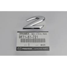Genuine Mazda Demio DE series (DE3FS, DE3AS, DEJFS, DE5FS, export model) rear emblem/rear gate emblem (DF71-51-721, DF7151721) for Mazda2.