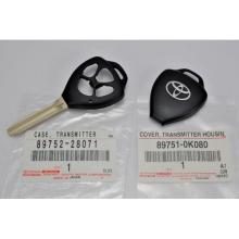 Llave ciega original Toyota (89752-28071) para RAV4, Land Cruiser Prado, Serie 150, Wish ZNE10 y Vitz NCP91 con carcasa.