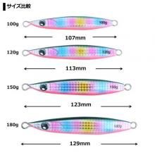 Daiwa Metal Jig Kyogaki Jig RF (Rear Fall) 180g 3D Cotton Green (QH)