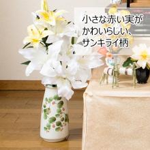 Buddhist altar accessories, Kutani ware flower vase, Obon, Bon Festival lantern, lantern, equinox, memorial service 