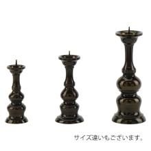 Brass candle holder, Buddhist altar accessory 