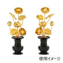 Gold Flower Lotus Buddhist Altar Accessories 