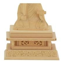 Buddhist statue, wood carving, Nichiren sect, Saint Nichiren 