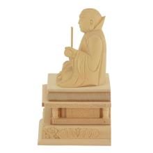 Buddhist statue, wood carving, Nichiren sect, Saint Nichiren, 