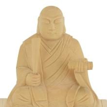 Buddhist statue, wood carving, Nichiren sect, Saint Nichiren, 