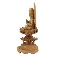 Buddhist statue, wood carving, Shingon sect, Dainichi Nyorai, sandalwood, 