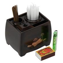Hasegawa Buddhist Altar: Incense holder, match case, match dust, and maintenance supplies. Convenient 