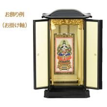 Mini Buddhist altar with a Buddhist statue case 