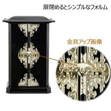 Mini Buddhist altar with a Buddhist statue case 