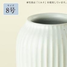 Stylish Kasama-yaki flower vase for Obon, Higan, memorial services, and offerings. Also suitable for Buddhist altars and Buddhist altars. 