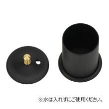 Match ash container, Buddhist altar accessory, metal 