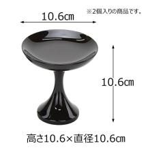 Pair of wooden high-rise bowls, suitable for offerings, Buddhist altar accessories, bon lanterns, and offerings. 