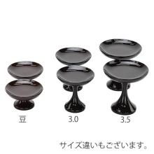 Pair of wooden high-rise bowls, suitable for offerings, Buddhist altar accessories, bon lanterns, and offerings. 