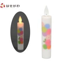 Stylish, compact, battery-powered LED candle light for Buddhist altars. 