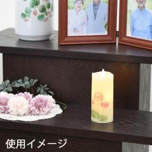 Battery-powered candle light, compact, Buddhist altar offering, Obon lantern, 
