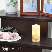 Candle, battery-operated candle light, compact, Buddhist altar offering, Obon, Bon Festival lantern, 