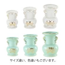Ceramic flower vase, Buddhist altar accessory 